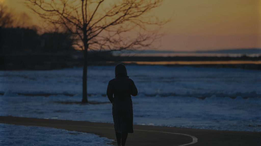 person practicing healthy boundaries and emotional self-respect